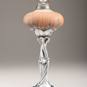 Art Nouveau Circa 1900 Oil Lamp 2a5c08