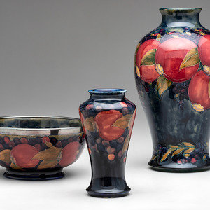 Moorcroft English 20th Century Vases 2a5c3d