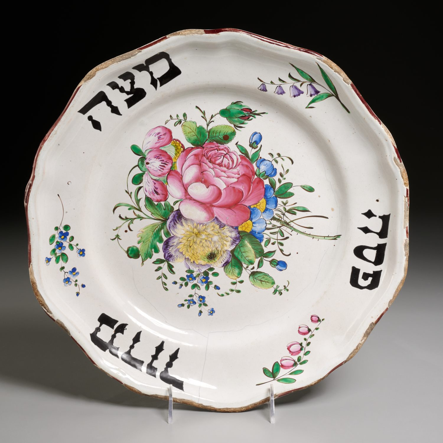 18TH CONTINENTAL FAIENCE PASSOVER 2a5d19