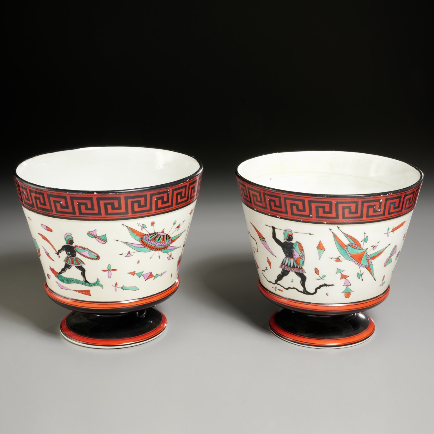 FISCHER & MIEG, PAIR ETRUSCAN REVIVAL