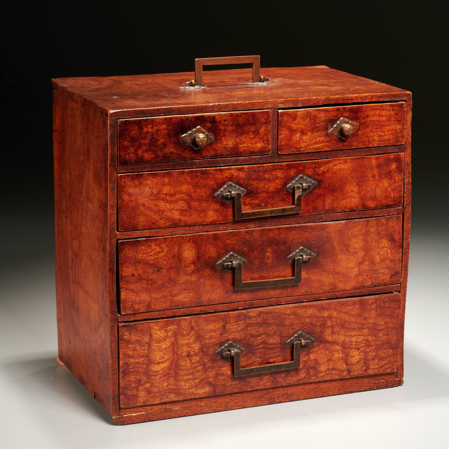 JAPANESE TABLETOP CHEST, EX-WILLIAM