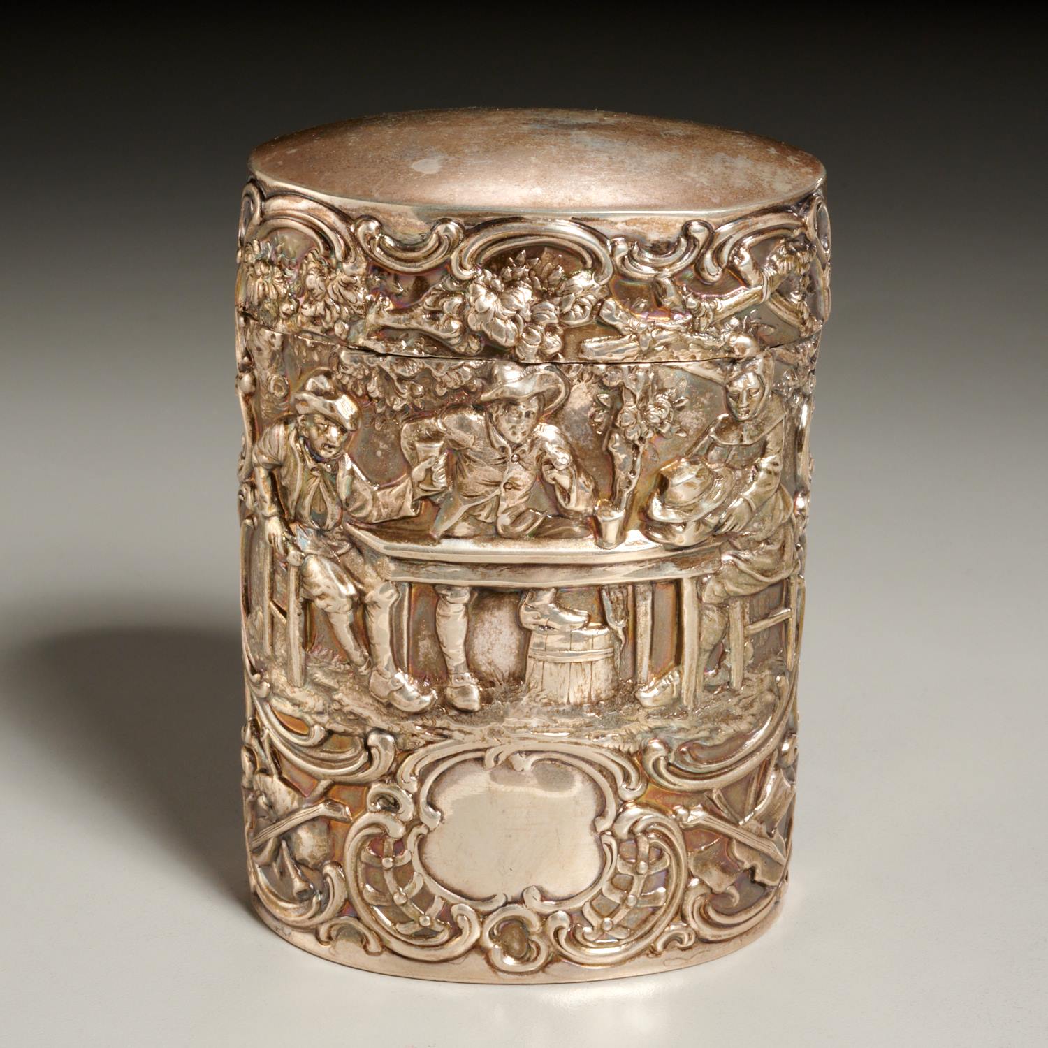 SIMON ROSENAU, HANAU SILVER LIDDED