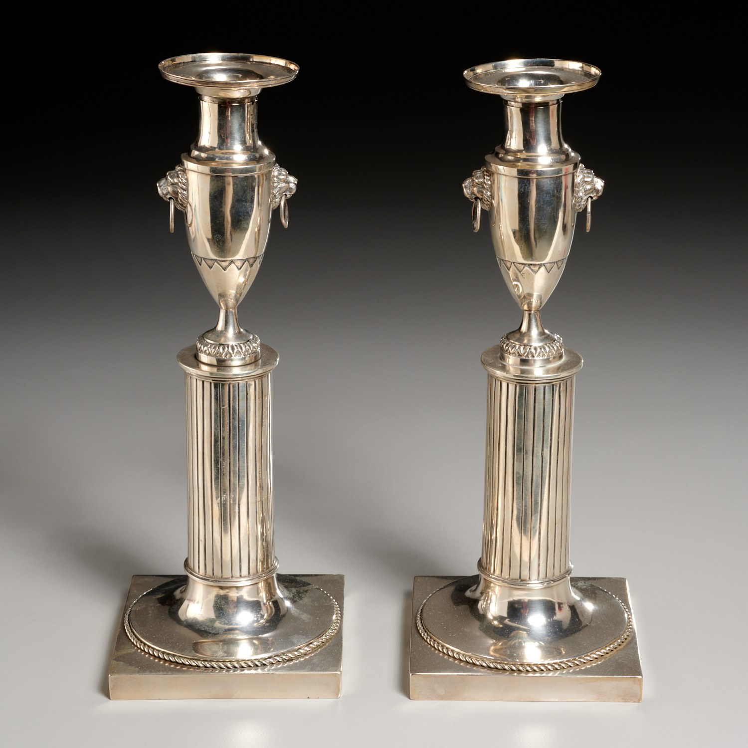 BARTHOLOMAEUS MAIERHOFER, PAIR SILVER