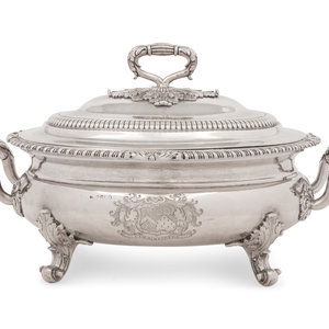 A George III Silver Soup Tureen