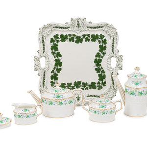A Royal Crown Derby Porcelain Tea