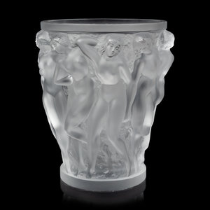 A Lalique Bacchantes Vase Second 2a5e49