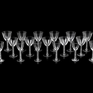 A Lalique Phalsbourg Stemware Service Second 2a5e5c