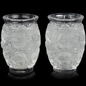 A Pair of Lalique Bagatelle Vases Second 2a5e54