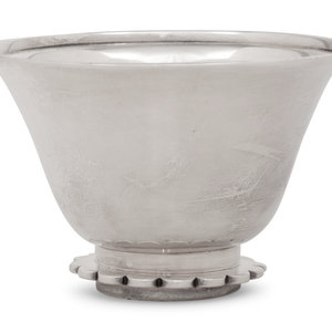 A Puiforcat Silver Bowl 20th Century marked 2a5e6e