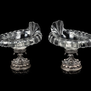 A Pair of German Silver Mounted