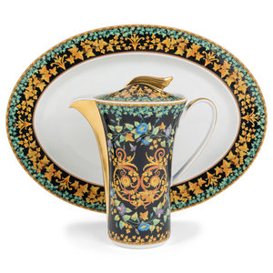 A Versace Gold Ivy Porcelain Coffee 2a5ea4