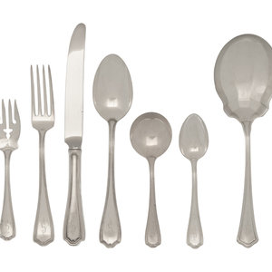 An American Silver Flatware Service
Reed