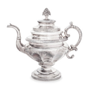 An American Silver Teapot J and 2a5f47