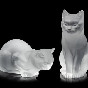 Two Lalique Molded and Frosted 2a5f6b