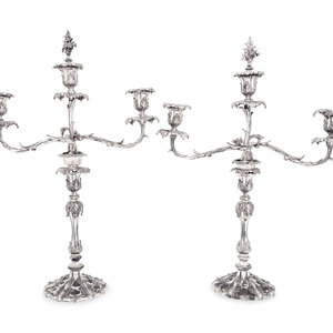 A Pair of English Silver Plate 2a5f94