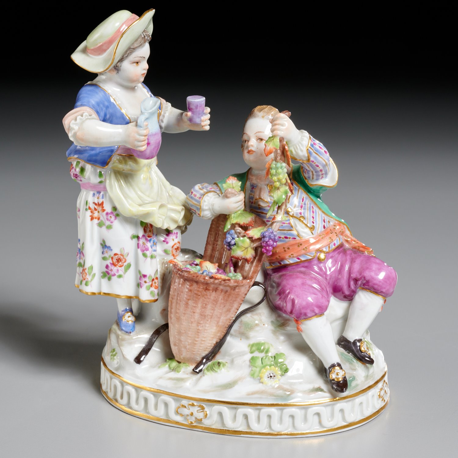 MEISSEN FIGURAL GROUP Late 19th 2a6007