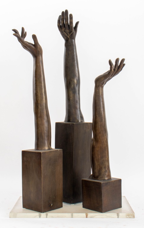 VICTOR SALMONES "PETITIONS" BRONZE