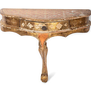 A Rococo Style Painted Console 2a6056