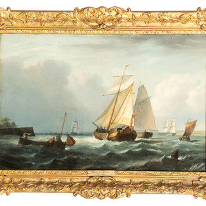 Thomas Luny
(English, 1759-1837)
Seascape
oil