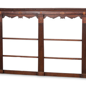 A Regency Inlaid and Carved Walnut