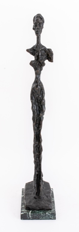 AFTER GIACOMETTI STANDING WOMAN