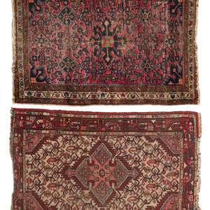 Two Persian Wool Mats
Mid-20th