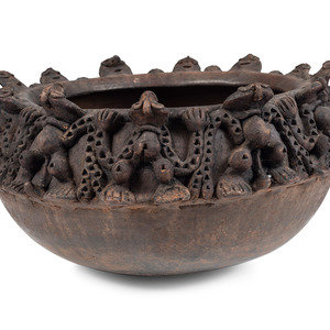 An African Terracotta Bowl
Height