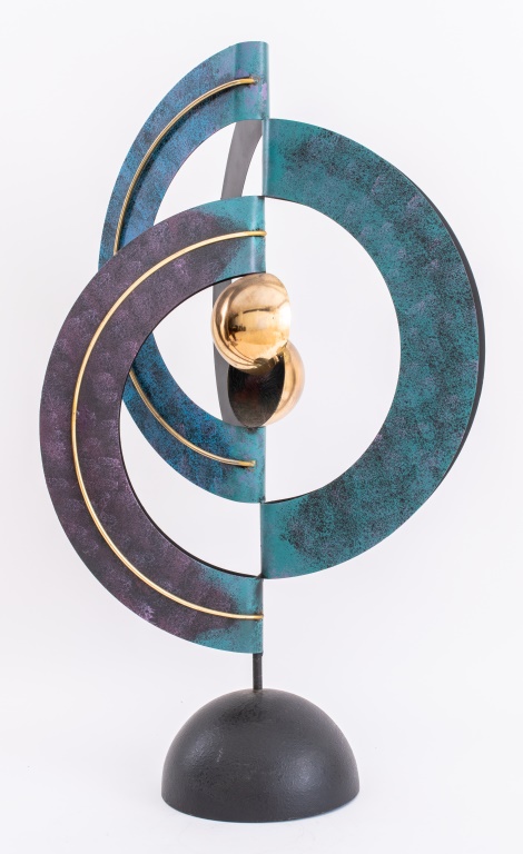 CURTIS JERE MODERN ABSTRACT METAL