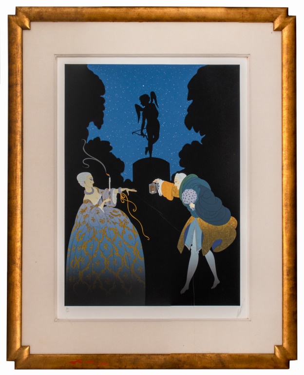 ERTE "RENDEZVOUS" COLOR SERIGRAPH