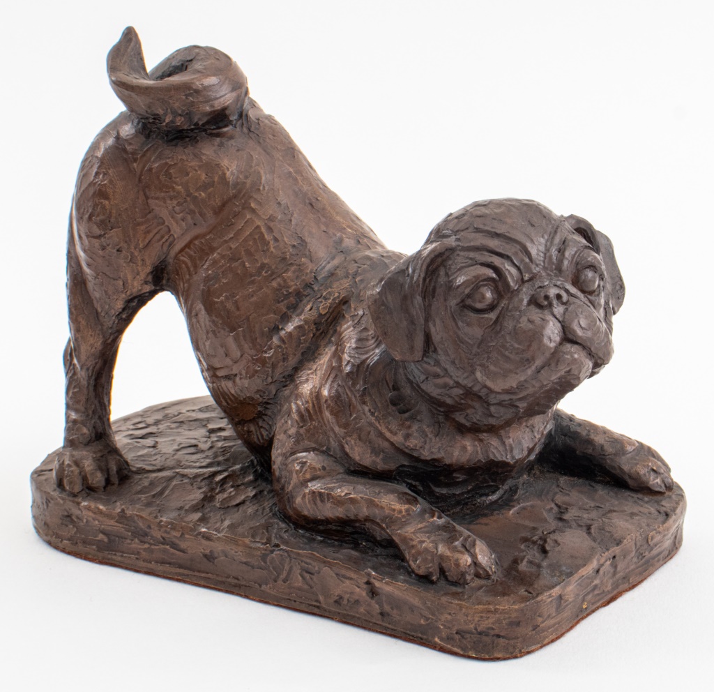 DORIS LINDNER ANIMALIER PUG DOG 2a6223