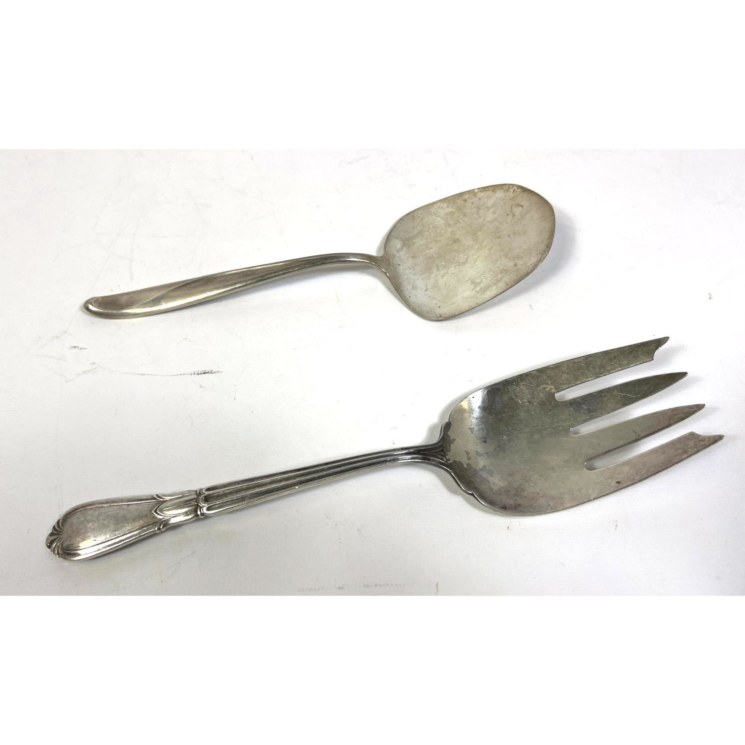 2pcs of sterling silver serving