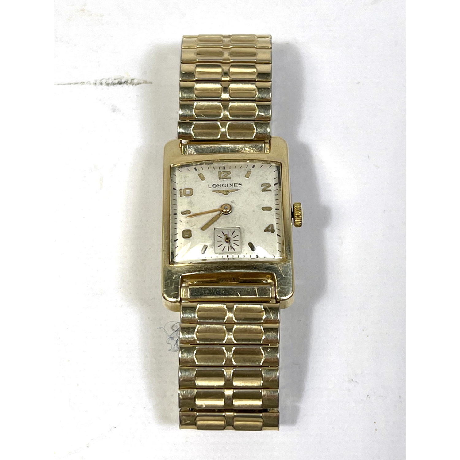 14k Gold Longines Wrist watch.