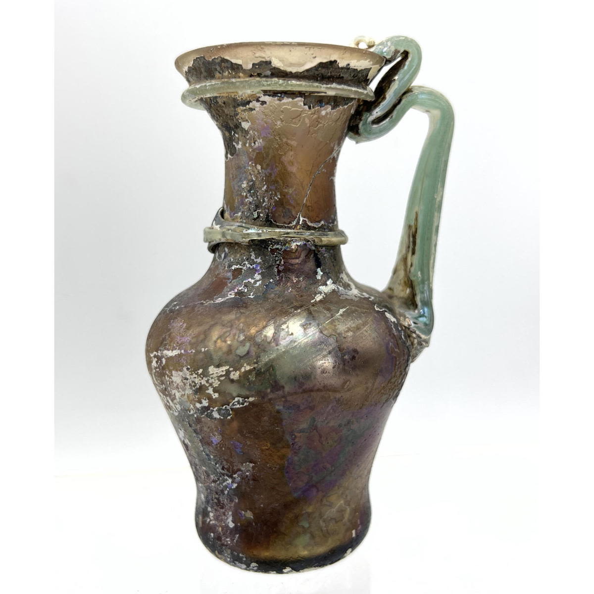 Purple handled jug Ancient Roman