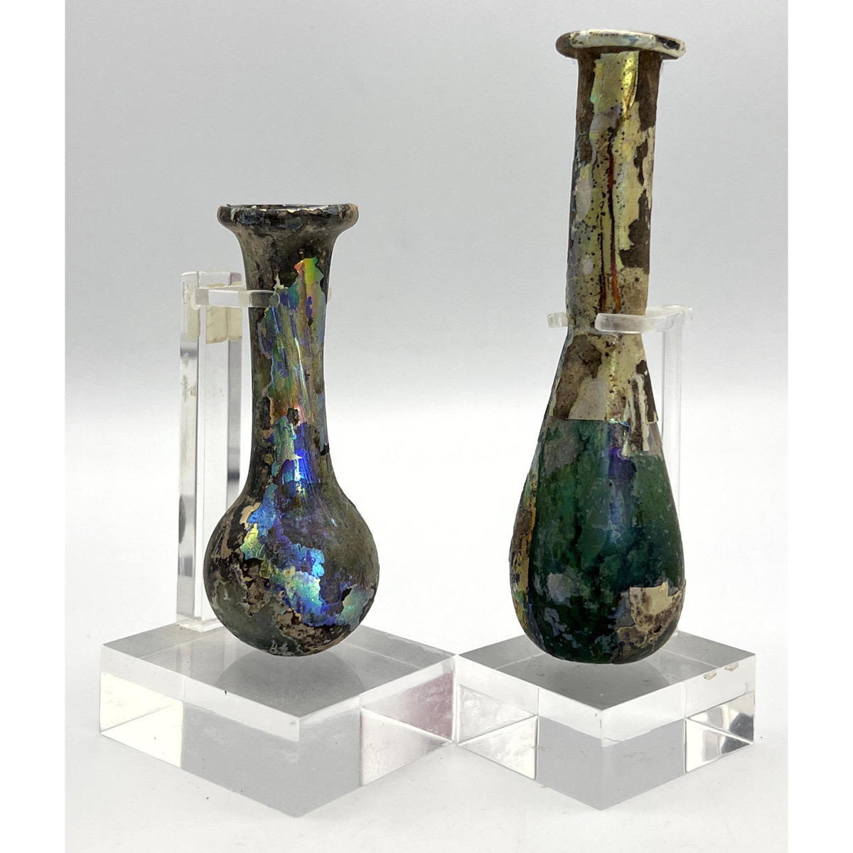 3pc Ancient Roman glass vases.