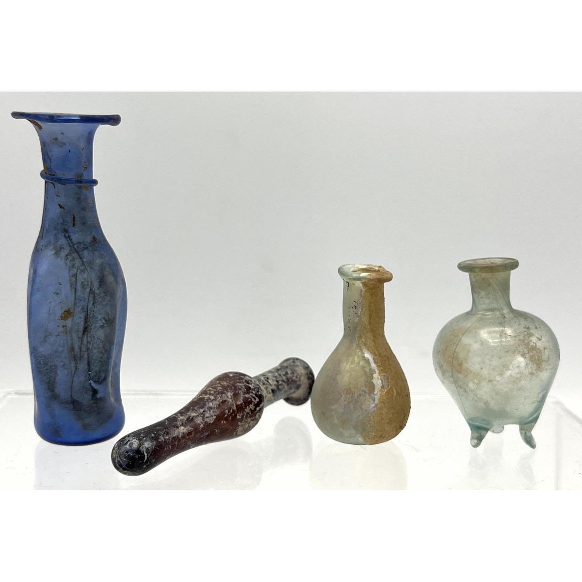 4pc Ancient Roman glass miniature