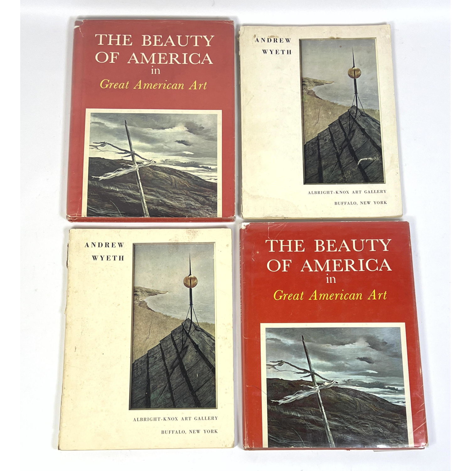 4 Andrew Wyeth Signed Books. All