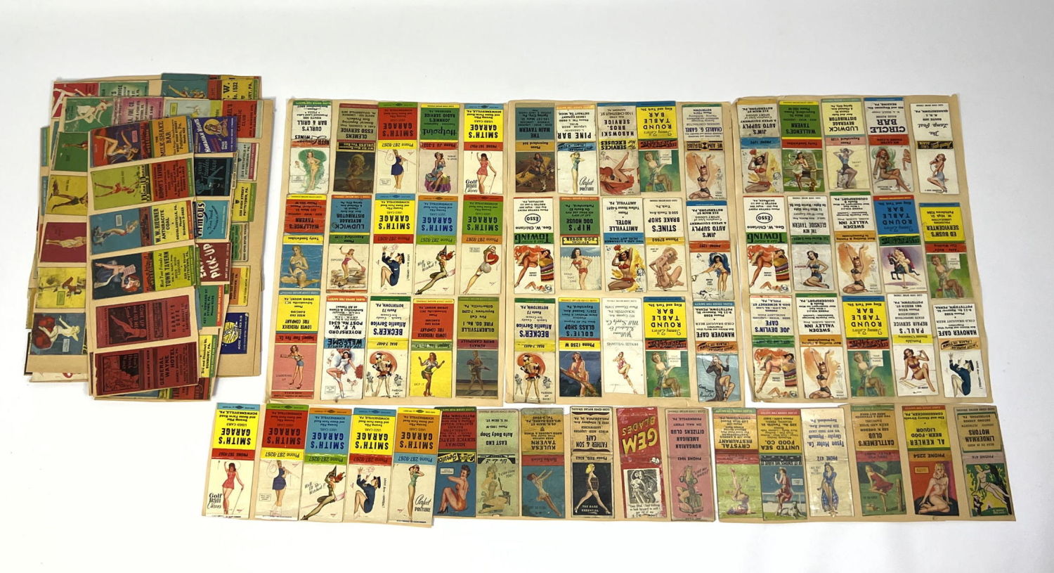 Collection ‘Naughty match book covers.