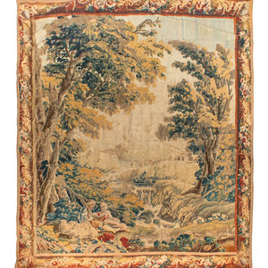 A Continental Wool Tapestry 18th 2a62d7