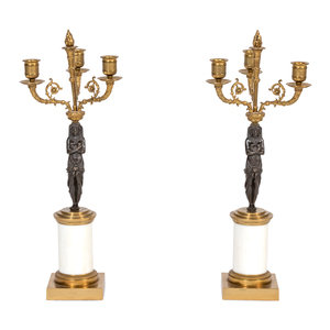 A Pair of Empire Style Gilt and 2a62ec