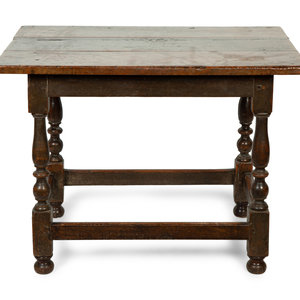 A William and Mary Oak Table
18th