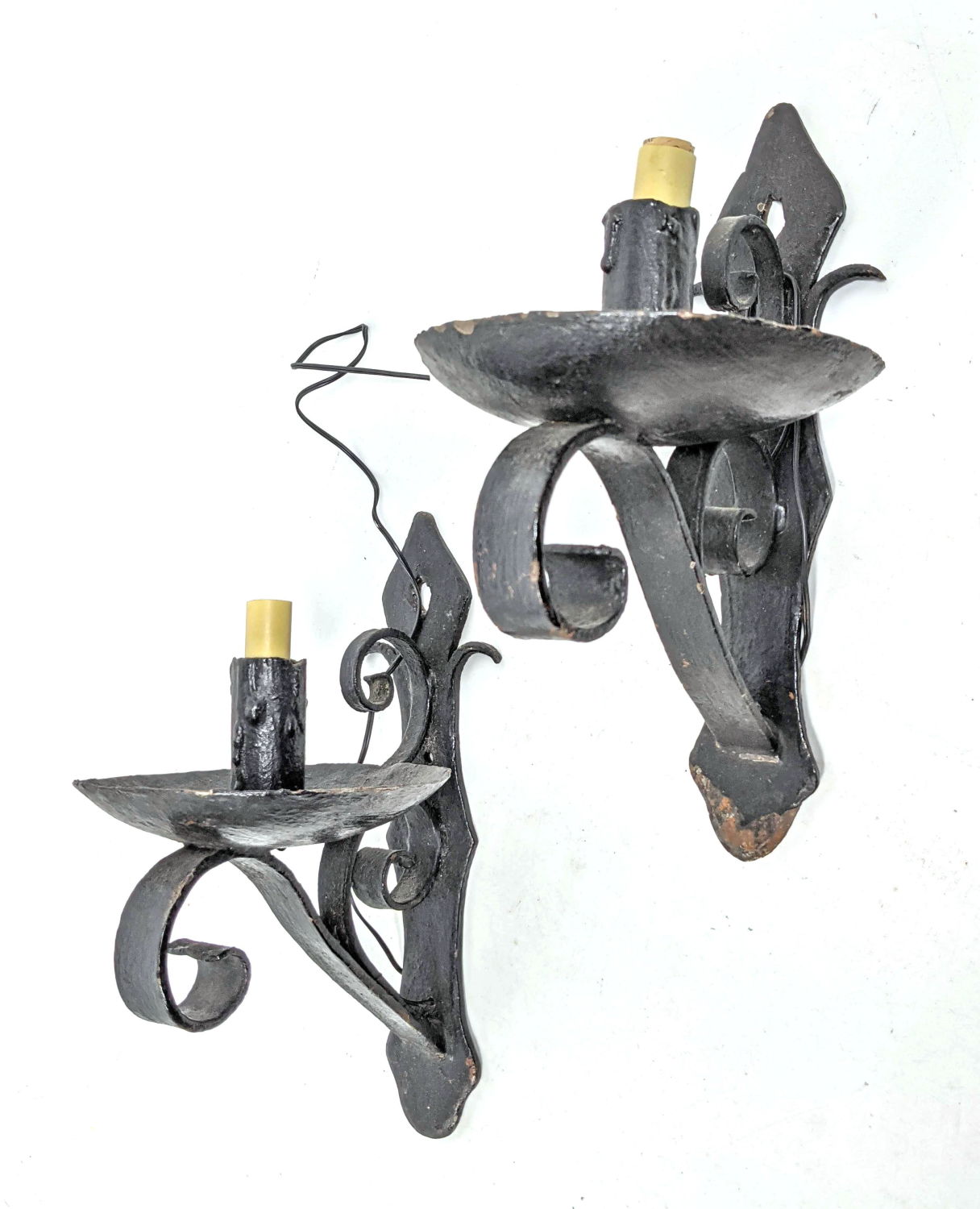 Vintage Metal Wall Sconce Lanterns 2a6331