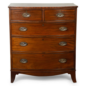 A Regency Mahogany Chest of Drawers 19th 2a635f