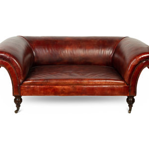 A George Smith Leather Sofa 20th 2a638e