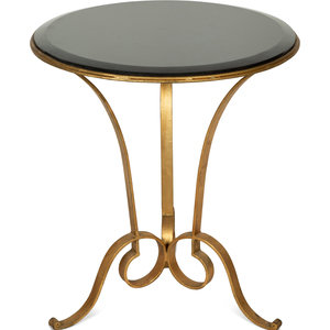 A Gilt Iron and Marble Side Table
Height
