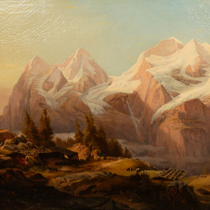 After Jakob Ginzel
(German, 1792-1862)
Landscape