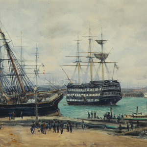 Jules Lessore
(British, 1849-1892)
Portsmouth