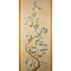 A Chinese Painted Wallpaper Panel 2a6439