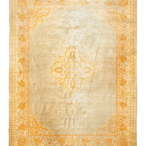 An Oushak Wool Rug Late 19th Century 14 2a6465