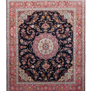 A Qum Wool Rug Second Half 20th 2a6472