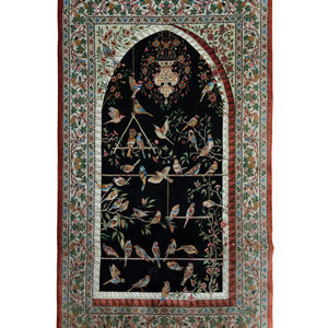 A Hereke Silk and Wool Rug Second 2a647a